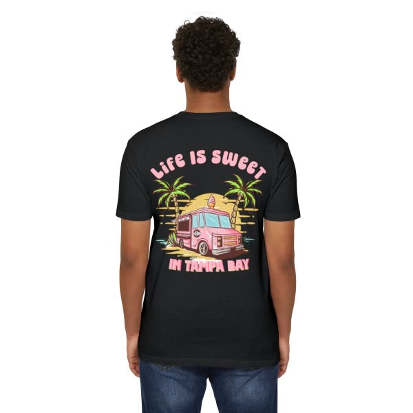 Life is Sweet Graphic Unisex Tee Shirt - Sweet Mama's Ice Cream Shop