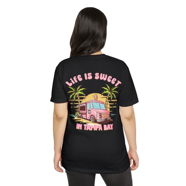 Life is Sweet Graphic Unisex Tee Shirt - Sweet Mama's Ice Cream Shop